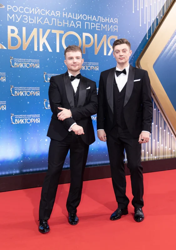Ярослав Парамонов и Никита Мартов на премии "Виктория"