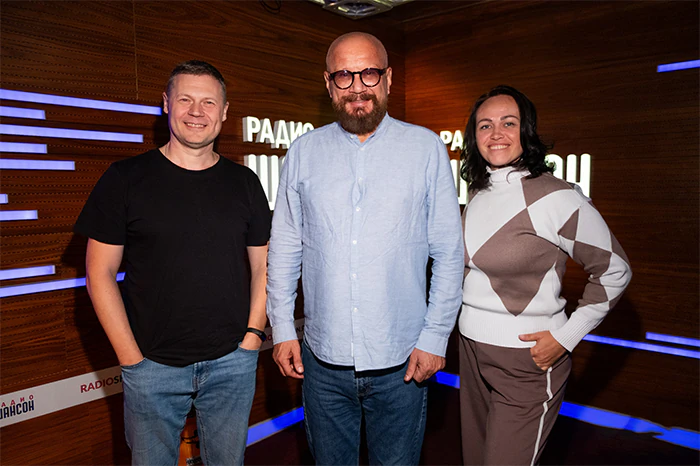 Андрей Ковалёв и ведущие "Радио Шансон"
